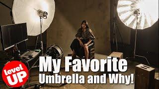 My Favorite Umbrella: The Godox Large 51" Deep Silver Umbrella | Level Up With Ab Sesay