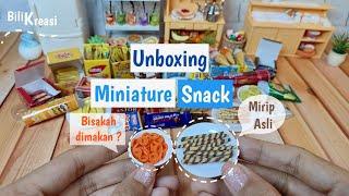Isi Snack Mini, Mirip Asli | Unboxing Miniature Snack