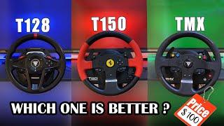 Thrustmaster T128 vs T150 vs TMX | Сomparison of 3 steering wheels for $100