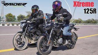 2024 Xtreme 125R vs TVS RAIDER | Who is the King?