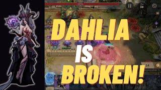 DAHLIA is pushing insane damage! Dahlia Guide, Build and Gear Raid 1 Showcase | Watcher of Realms
