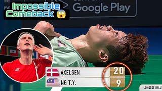 What‼️ Impossible Comeback Viktor Axelsen (DEN) [1] vs Ng Tze Yong (MAS)