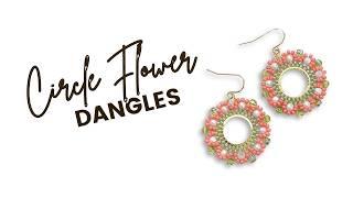 Learn How To Make Beaded Flower Dangles - Beading Tutorial - Beginner Friendly