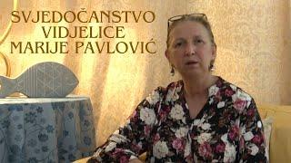 Marija Pavlović - Svjedočanstvo