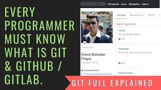 What is GIT in Hindi | Github & Gitlab in Hindi | Introduction to Git in Hindi with Live Example