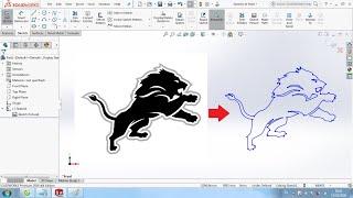 Solidworks Quick Tip #2 : Autotrace Sketch Picture