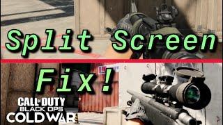 BLACK OPS COLD WAR HOW TO FIX SPLIT SCREEN EASY NEW!