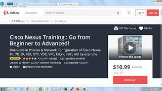 Cisco Nexus Training : Go from Beginner to Advanced! - learn Cisco Nexus