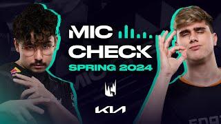 No Handshake for Noah? | Kia Mic Check | 2024 LEC Spring Week 5