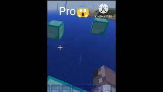 noob vs average vs pro parkour Minecraft #minecraft #shorts #parkour