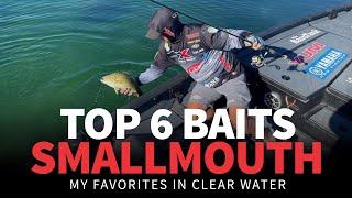 TOP 6 Smallmouth Baits for Clear Water (These Work EVERYWHERE!)