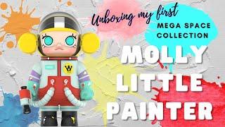 Finally got my first Molly! Unboxing Molly Little Painter & Molly Space Return Blind Box 400%