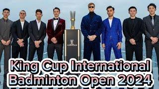 King Cup International Badminton Open 2024 Moment | 8 Pemain Tungga Putra Pilihan Siap beraksi