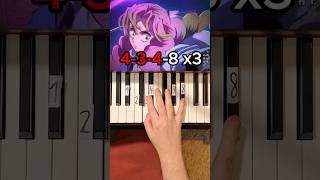 Demon Slayer Season 4 Opening Piano Tutorial #shorts