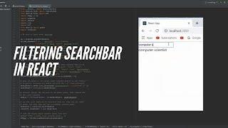 React #6: Final project, let's build a filtering search bar!