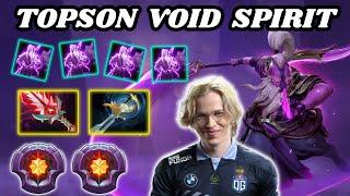  TOPSON Void Spirit Midlane 7.34b  Bloodthorn Echo Sabre Build Master Tier - Dota 2