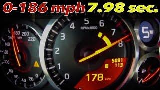 Nissan GT-R Alpha Omega: BRUTAL 0-186 mph =  7.98 sec. [0-100mph = 3.03]