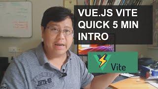 First VITE - Vue.js Vite First Look 5 Min Introduction