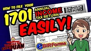 How to File your BIR 1701 ITR EASILY! (Step by Step Guide)