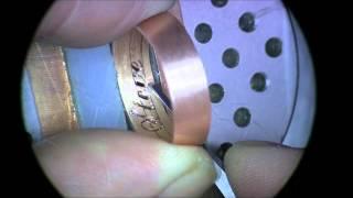 Hand Engraving Inside ring