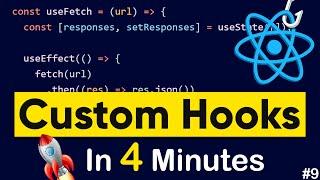 Custom Hooks React Tutorial | React Hooks #9