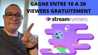 AVOIR PLUS VIEWERS GARANTIE ET ÊTRE AFFILIÉ RAPIDEMENT SUR TWITCH AVEC STREAMRUNNERS