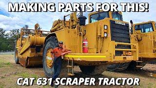 Making Parts for CAT 631 Scraper | Milling Machine