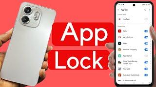 infinix smart 9 me app lock kaise kare, infinix smart 9 app lock,infinix smart 9 apps lock setting