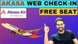 How to do Akasa Web Check In | Akasa Air Web Check In