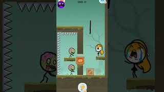 Save Her level 37 Funny Mobile Games Android ios, Max levels Gameplay Walkthrough #shorts