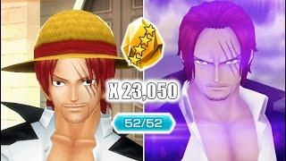 I Spent 23,050 Golden Fragments to Shanks and This Happened - One Piece Bounty Rush OPBR Kamusari