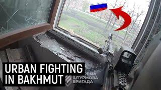  Ukraine War - Ukrainian Soldiers In Urban Combat With Russian Forces In Bakhmut | GoPro Helmet Cam