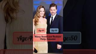 Meet Two-Time Oscar winner Hilary Swank and Husband Philip Schneider #love