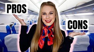 PROS And CONS Of Being A FLIGHT ATTENDANT!