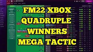 FM22 XBOX | WON QUADRUPLE with WEST HAM using MEGA TACTIC