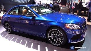 2017 Mercedes AMG C Class C43 Sedan - Exterior and Interior Walkaround - 2017 New York Auto Show