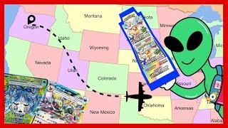 Opening Up A Pokemon Terastal Festival Box Across 3500 Miles | Oregon - Oklahoma