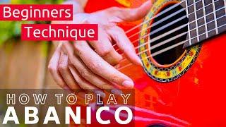 How to play ABANICO | Flamenco Guitar Lesson