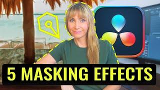 5 Creative MASKING EFFECTS You Need to Know in DaVinci Resolve