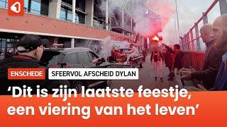 Sfeervol afscheid voor overleden FC Twente-fan Dylan (29) uit Enschede