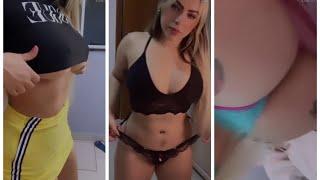 beautiful girls  shaking videos. hot girls sexy tiktok videos #2