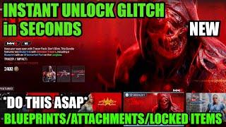 NEW INSTANT UNLOCK GLITCH MW3 in SECS! *USE ASAP* BLUEPRINTS/ATTACHMENTS! MW3 GLITCH! WARZONE GLITCH