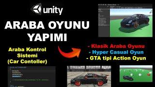 Unity Dersleri Unity Oyun Yapma Araba Oyunu Yapma | Unity Car Controller | Hypercasual Oyun #unity3d