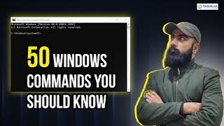 50 Windows Commands You SHOULD KNOW