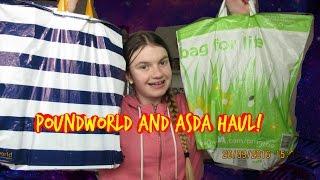 Poundworld and asda haul! l Girlslovehauls x