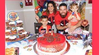 Spiderman party theme! Fortnite Dances! Lorenzo’s 6th Birthday party!