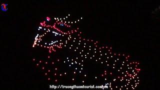 Biển người đổ về Thái Bình xem trình diễn: DRONE SHOW đêm 30/6/2024