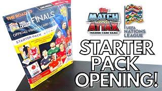 NEW! | TOPPS MATCH ATTAX 101 THE ROAD TO UEFA NATIONS LEAGUE FINALS | UK STARTER PACK OPENING!