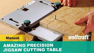 BEST Precision Jigsaw Cutting Table! Secure Fastening To Any Table!