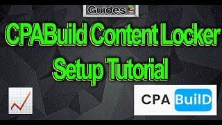 CPABuild Content Locker Setup Tutorial 